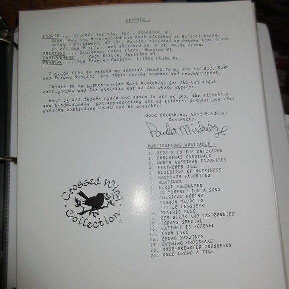 Crossed Wings Collection Backyard Favorites no 6 - Picture 2 of 3